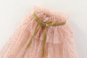 Ma Mer Tulle Cape - Pink Stars