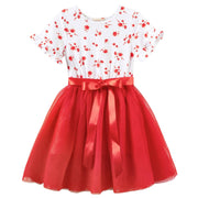 Designer Kidz Alyssa Floral S/S Tutu Dress