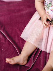 Fleur Harris 'Garden of Dreams' Tutu Bodysuit Dress - Peach