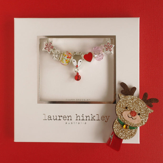 Lauren Hinkley Rudolph Reindeer Charm Bracelet