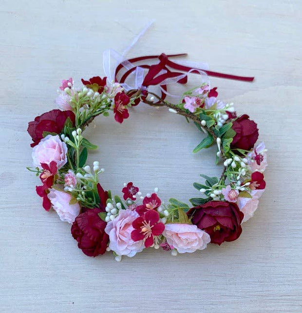 A Little Lacey Eden Girls Flower Crown