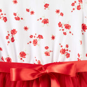 Designer Kidz Alyssa Floral S/S Tutu Dress