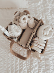 Petite & Co Nappy Caddy Organiser - All Teddy - Nude