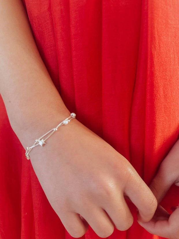 A Little Lacey Girls Starry Night Bracelet