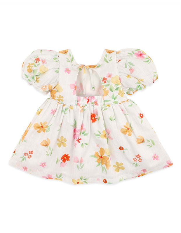 Minihaha Fox & Finch Grow Wild Puff Sleeve Dress