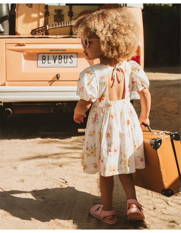 Minihaha Fox & Finch Grow Wild Puff Sleeve Dress