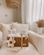 Petite & Co Nappy Caddy Organiser - Teddy Brown