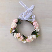A Little Lacey Macie Girls Soft Pink Flower Crown