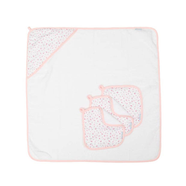 All 4 Ella Wash Cloths 3pk - Pink Petals
