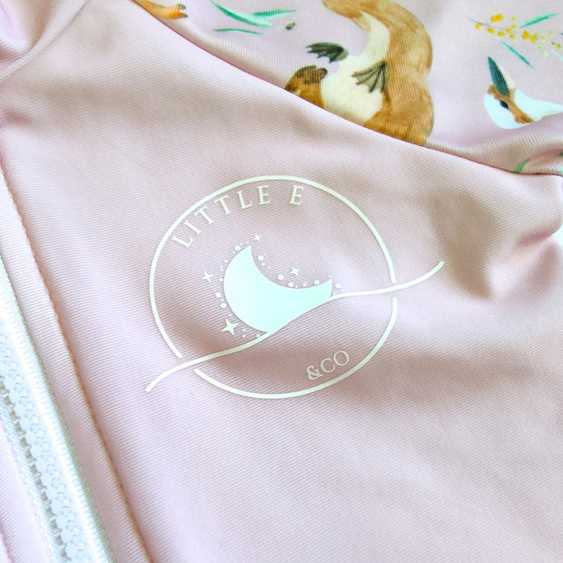 Little E & Co Long Sleeve Rashie - Aus Animals