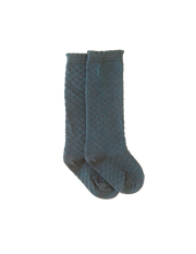 Karibou Picnic Knee-High Socks - Azure