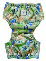 Little E & Co Reusable Swim Nappy & Mini Wet Bag Combo - Forest