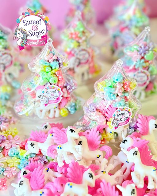 Sweet As Sugar Jewellery DIY Christmas Tree Jewellery Making Kit - Unicorn - Pastel