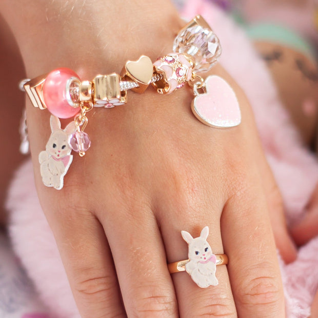 Lauren Hinkley Australia Easter Floral Dreams Bunny Charm Bracelet