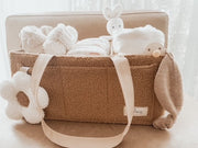 Petite & Co Nappy Caddy Organiser - Teddy Brown