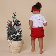 Snuggle Hunny Red Organic Bloomers
