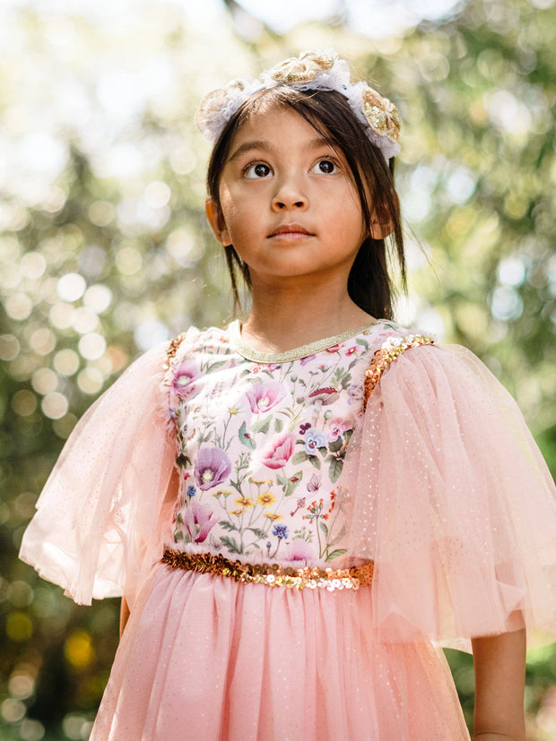 Fleur Harris 'Garden of Dreams' Glisten Tutu Dress - Dusty Orchid