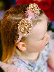 Fleur Harris Regal Headband - Pink Lavender