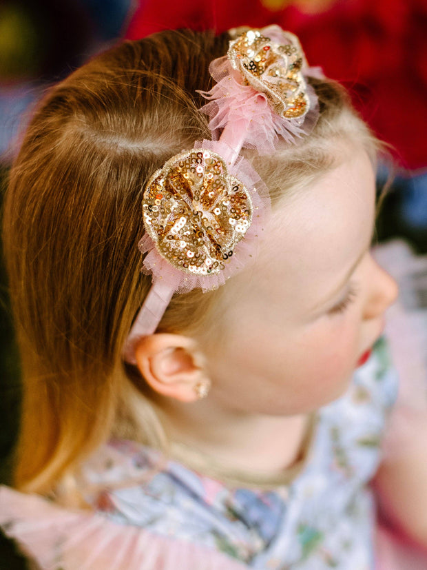 Fleur Harris Regal Headband - Pink Lavender