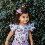 Snuggle Hunny Soft Violet Bow Hair Clip