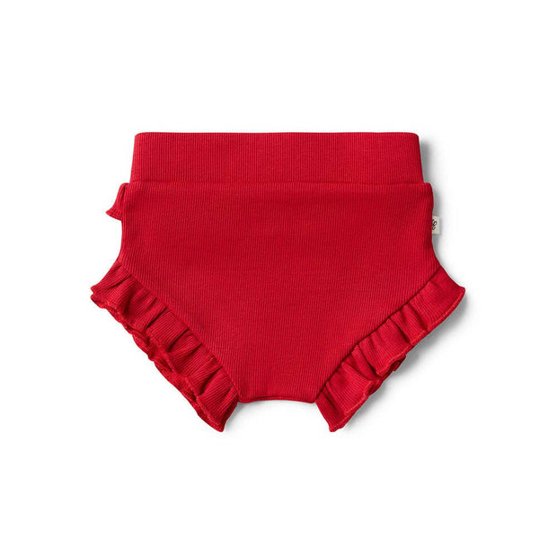 Snuggle Hunny Red Organic Bloomers