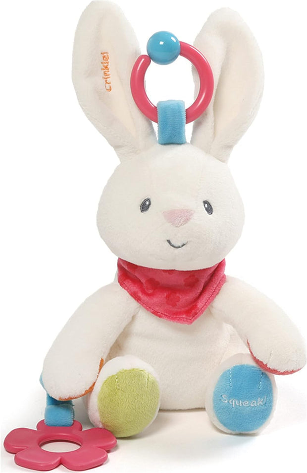 Baby GUND Activity Toy 8.5" Flora Bunny Cream