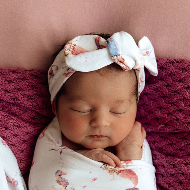 Snuggle Hunny Organic Topknot - Mermaid
