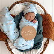 Snuggle Hunny Taking Flight Organic Muslin Wrap