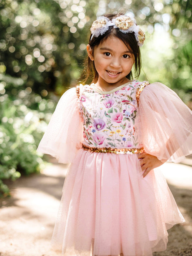 Fleur Harris 'Garden of Dreams' Glisten Tutu Dress - Dusty Orchid