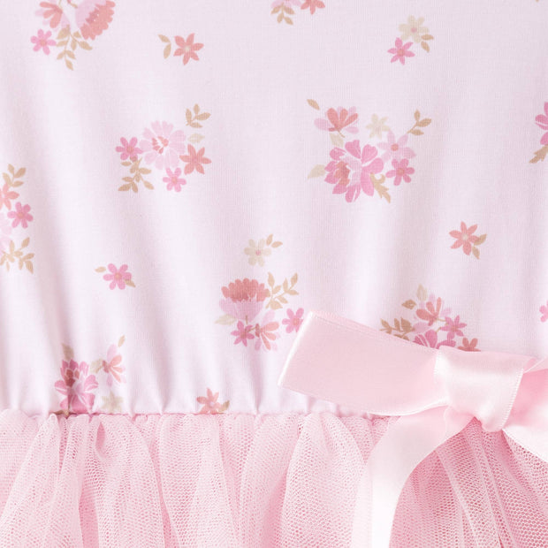 Designer Kidz Bella Floral S/S Tutu Romper