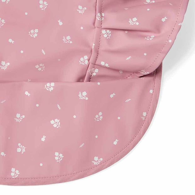Snuggle Hunny Frill Snuggle Bib  - Pink Fleur