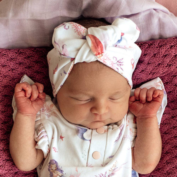 Snuggle Hunny Organic Topknot - Mermaid