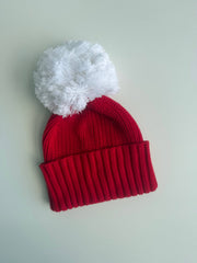 Petite & Co Christmas Beanie - Red