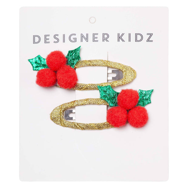 Designer Kidz Holly Sparkly Hair Clips