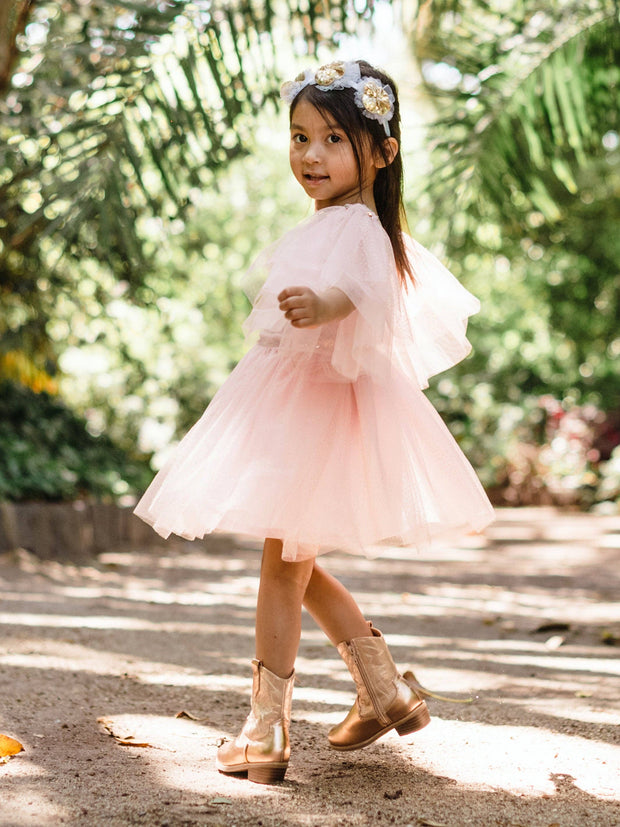 Fleur Harris 'Garden of Dreams' Glisten Tutu Dress - Dusty Orchid