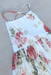 A Little Lacey Ava Girls Floral Maxi Dress