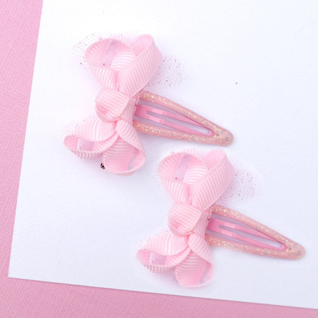 Lauren Hinkley Australia Hair Clips - Pink Mini Grosgrain
