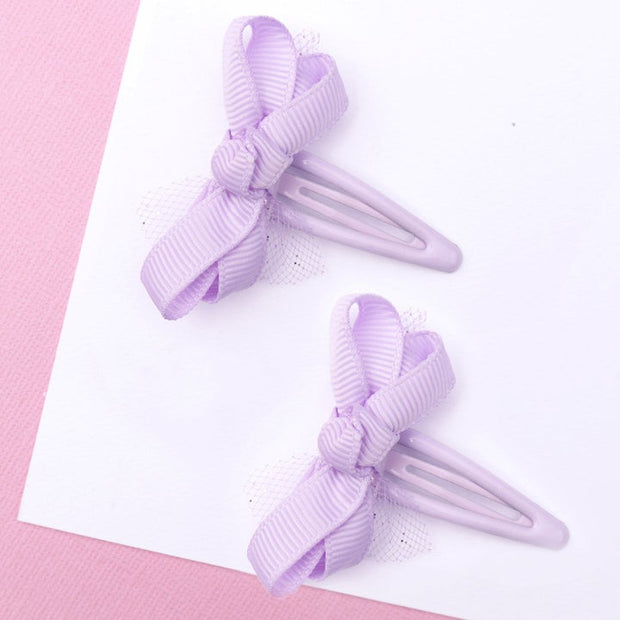 Lauren Hinkley Australia Hair Clips - Lavender Mini Grosgrain