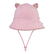 Bedhead Hats Toddler Bucket Hat - Paisley Trimmed Kitty  - Blush