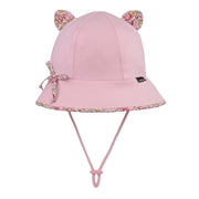 Bedhead Hats Toddler Bucket Hat - Paisley Trimmed Kitty  - Blush