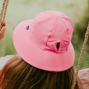 Bedhead  Ponytail Bucket Hat with Strap - Baby Pink