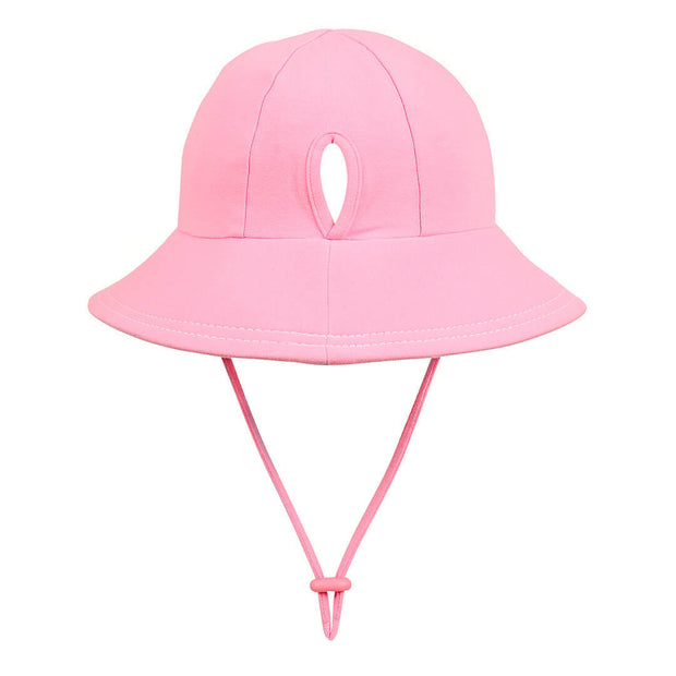Bedhead  Ponytail Bucket Hat with Strap - Baby Pink