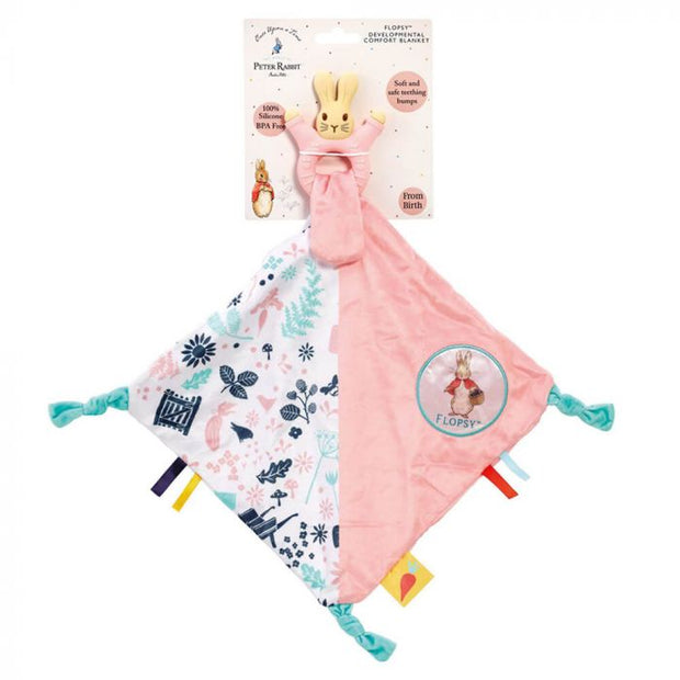 Beatrix Potter Flopsy Rabbit Developmental Comfort Blanket