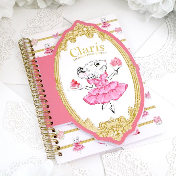 Claris the Chicest Mouse in Paris A5 Layered Notebook