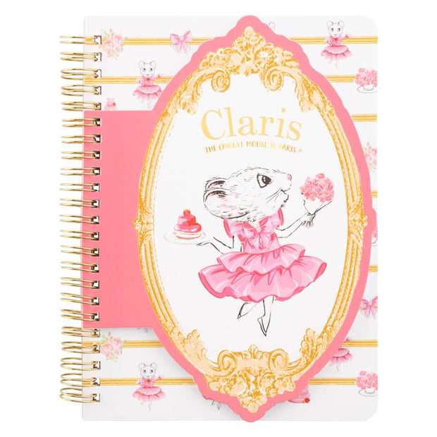 Claris the Chicest Mouse in Paris A5 Layered Notebook