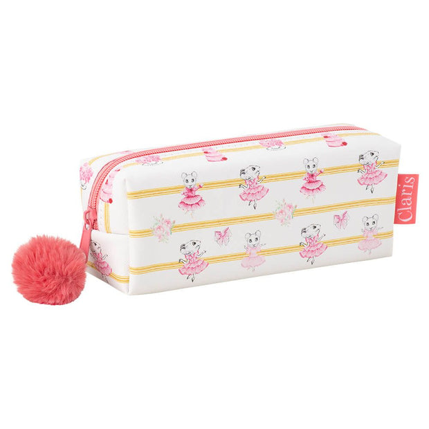 Claris the Chicest Mouse in Paris – Pencil Case with Pom Pom