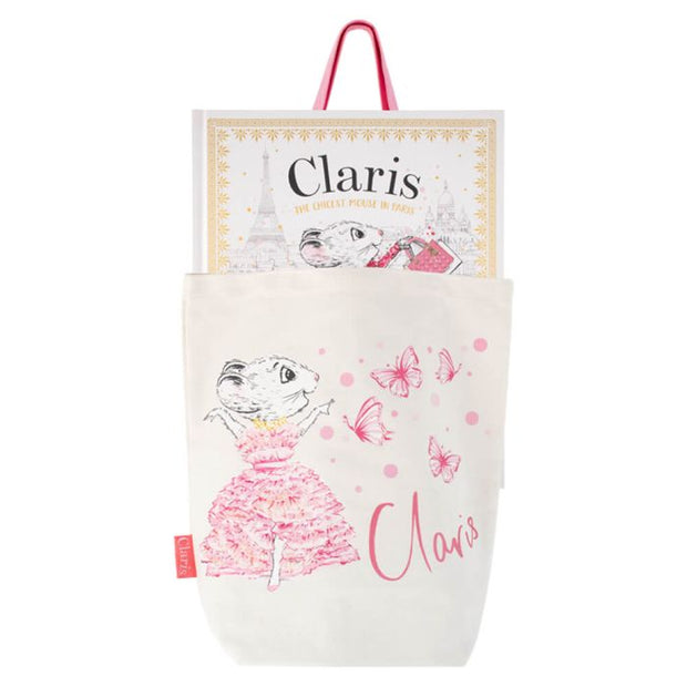 Claris the Chicest Mouse in Paris Canvas Book Bag