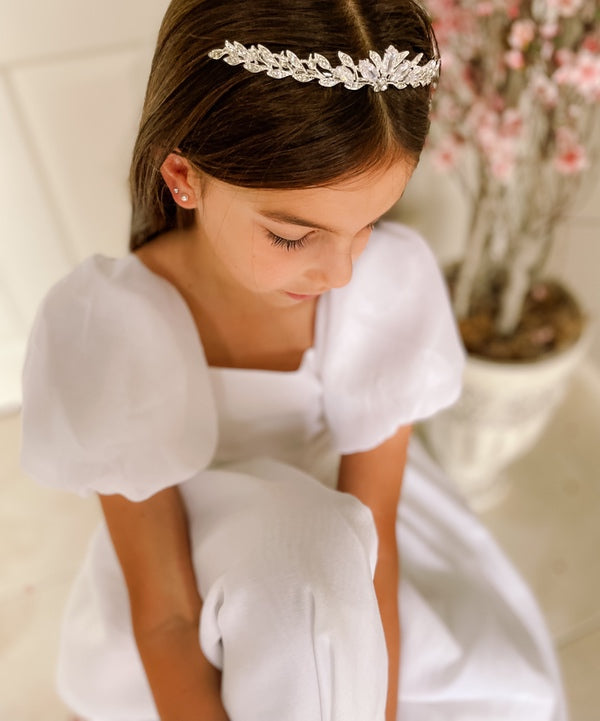 A Little Lacey Elowyn Girls Diamante Tiara
