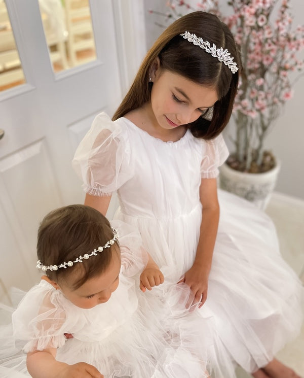 A Little Lacey Elowyn Girls Diamante Tiara