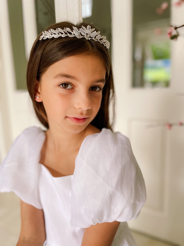 A Little Lacey Elowyn Girls Diamante Tiara